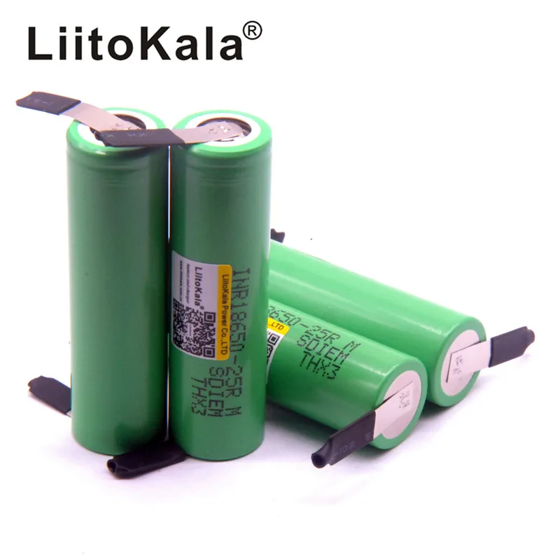 8 шт. литиевая батарея liitokala 18650 2500 мАч стандартная 20 А электронная сигарета +