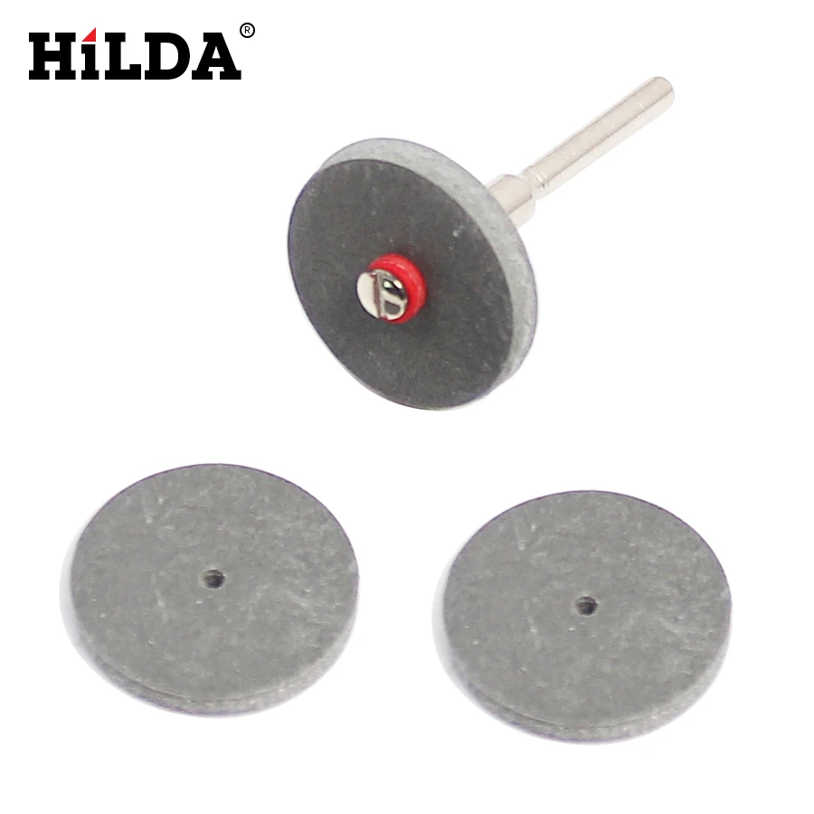 HILDA 3 шт. резиновый Полировочный комплект кругов для вращающихся инструментов Dremel стоматологические украшения Полировочный диск плюс с оправкой