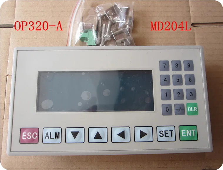 Бесплатная доставка текстовый дисплей TD MD204L OP320 A панель экран HMI с RS232/RS485/RS422 для