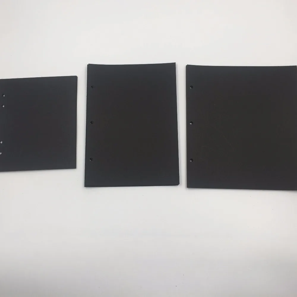 5,10, 12 дюймов войлочная Обложка ручной работы винтажный DIY Фотоальбом/блокнот 30 черных листов можно добавить любовь сердце украшение подарок на день рождения