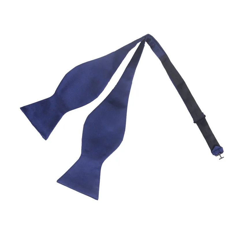 Navy Blue Мужской галстук-бабочка Классический Модный свадебный вечерний формальный атласный полиэстеровый Подарочный костюм галстук-бабочка стильный галстук галстук - Цвет: Navy Blue