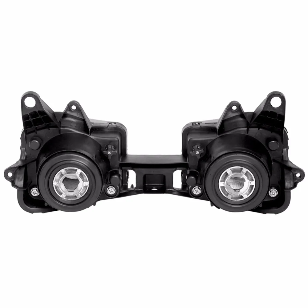 Для 07-08 Kawasaki ZX6R ZX 6R ZX636 636 передние фары для мотоцикла головной свет лампы фары прозрачная 2007 2008