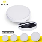 T-SUNRISE ультра-тонкий светодиодный светильник-панель круглый квадратный светодиодный потолочный Встраиваемый светодиодный светильник 8 Вт16 Вт24 Вт32 Вт