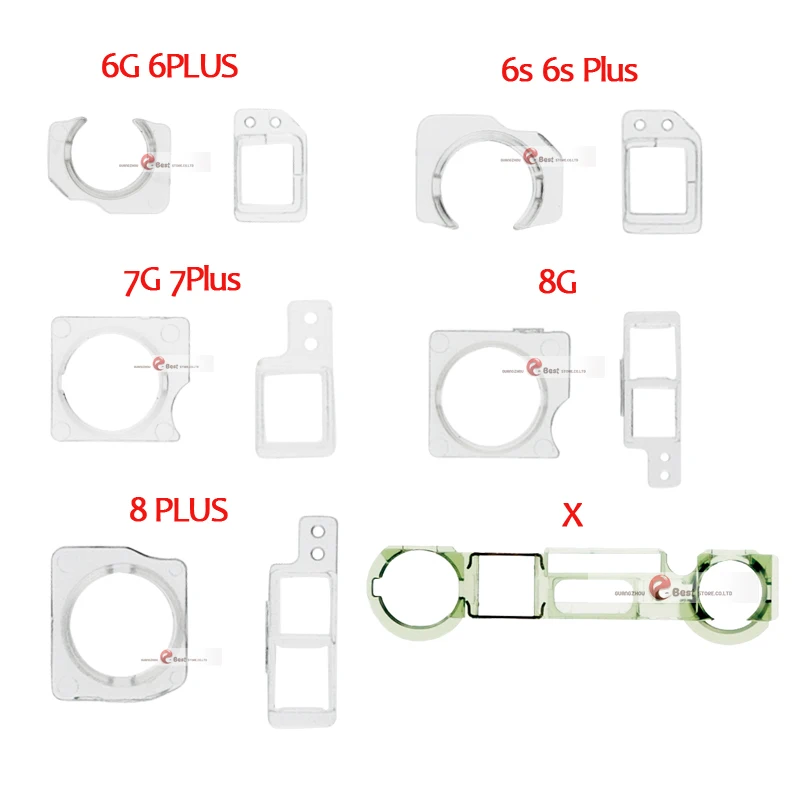 Комплект из 2 датчиков передней камеры пластиковый держатель для iPhone X 8 7 6 6S Plus 5S 5