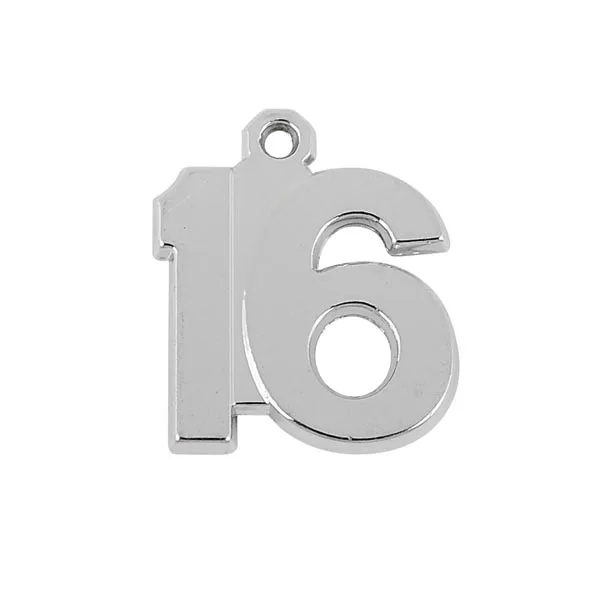 Подвески в виде цифр на удачу 20 шт. DIY для браслета 12 14 15 16 17 18 19 21 22 23 24 25|birthday