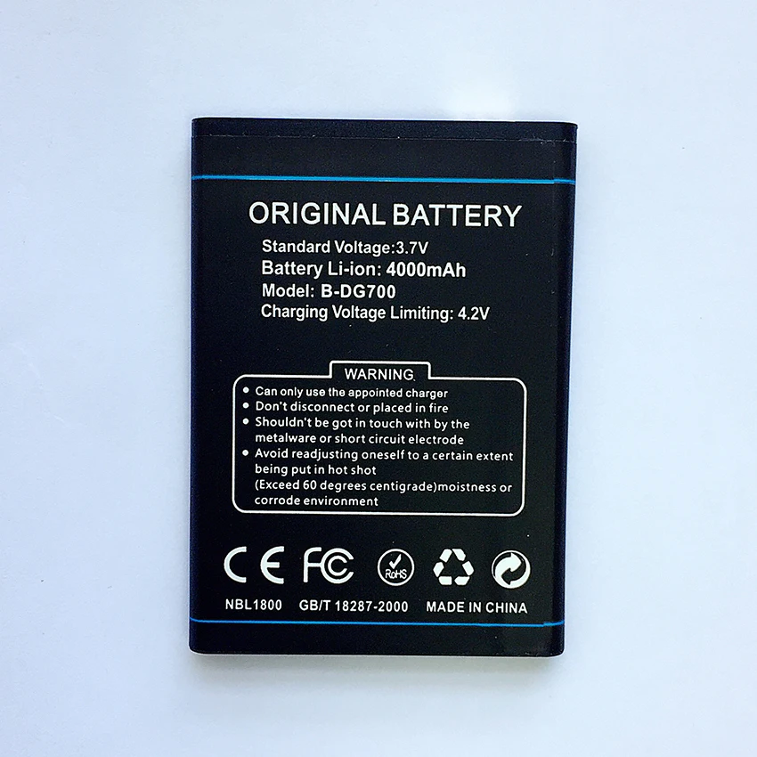 Новый B DG700 батареи Для Doogee TITANS2 4000mAh Мобильный телефон Замена высокое качество