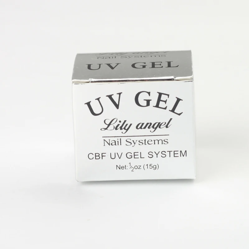 Розовый белый прозрачный гель Lily angel для наращивания ногтей|gel pink|builder uv geluv gel |