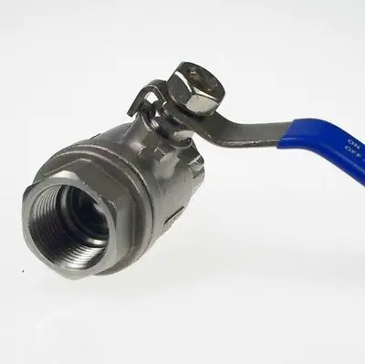 DN25 G1 &quotпрямые Полные порты 304 нержавеющая сталь 2 шт. шаровой клапан водяное масло