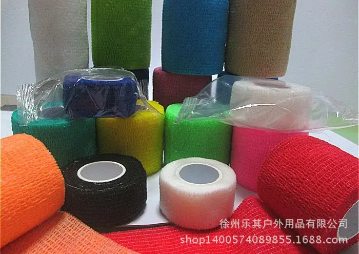 Colorful Self Adhesive Tape With Pet Wound Dressing Multi Color Medical 2.5cm|tape line|tape tooltape |