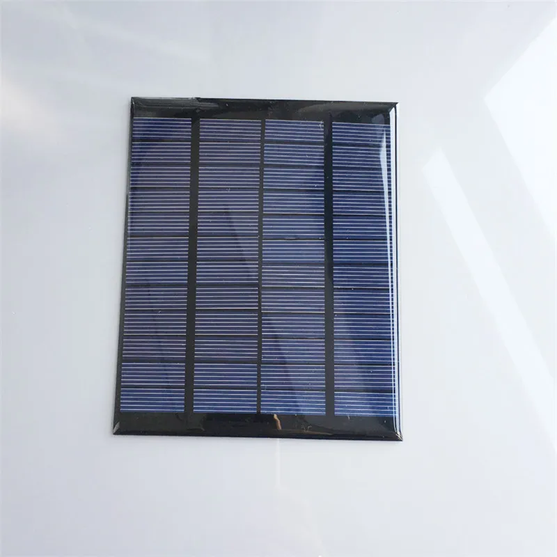 Fansaco 2W 12V Portable Solar Panel Polycrystalline Silicon DIY Battery Sunpower Power System Mini Cell 110*136MM | Электроника