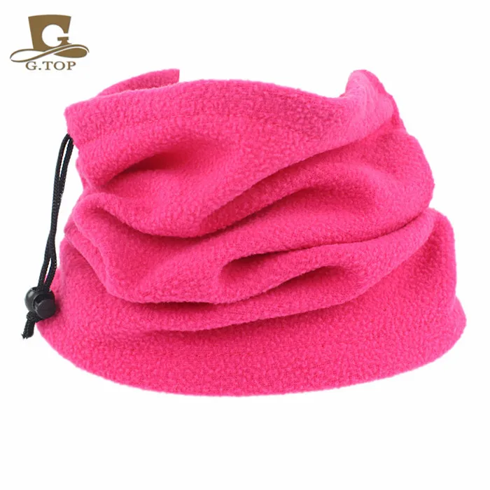 Новинка унисекс мужские и женские теплые флисовые снуды шапка зимняя шапочка