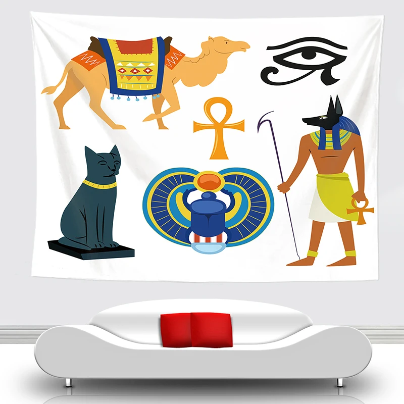 Египетский настенный гобелен Ennead настенное одеяло с рисунком Исиды Древняя