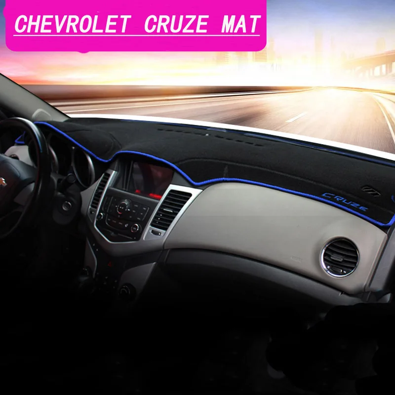 

Car dashboard Avoid light pad Instrument platform desk cover Mats Carpets For Chevrolet Cruze 2009-2013 2014 2015 2016 2017 2018