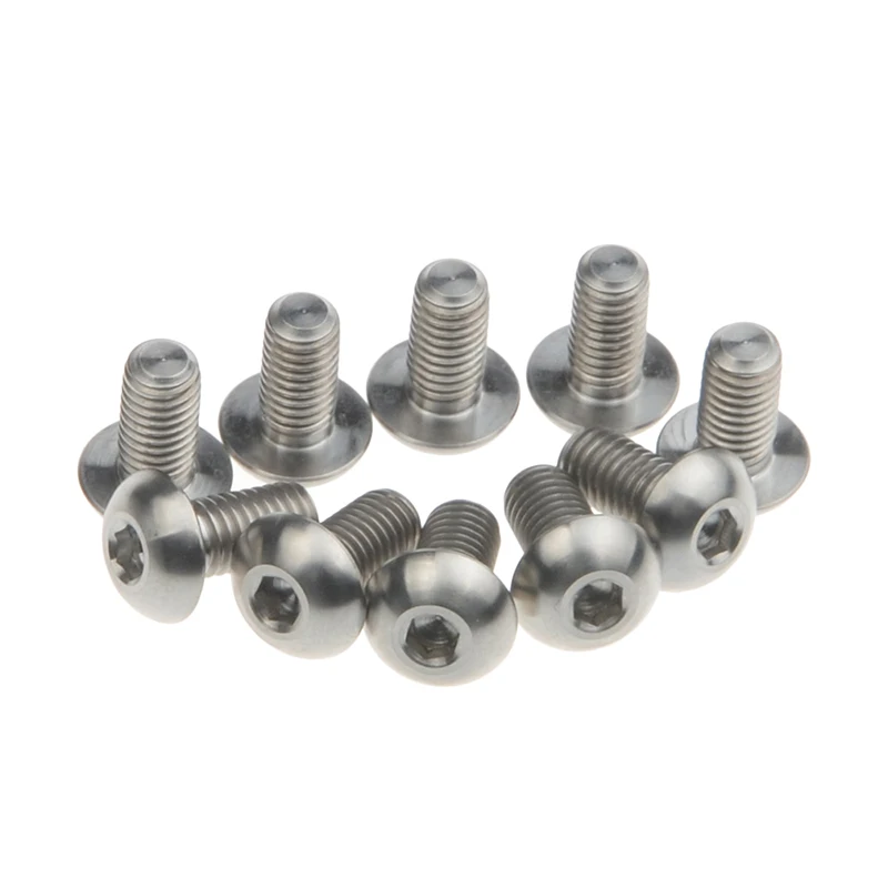 M5x10mm велосипедная клетка для бутылки с водой Ti титановые болты винты с шестигранной головкой
