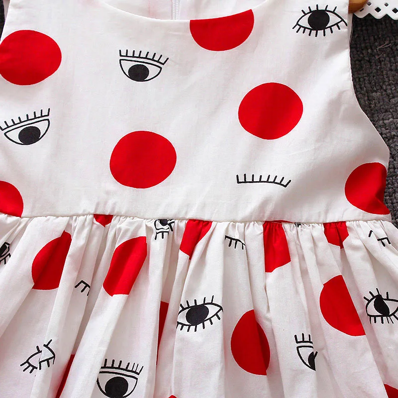 2019 летнее платье принцессы для девочек новое хлопковое праздничное без рукавов с
