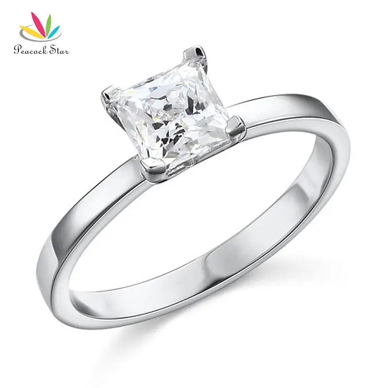 Павлин звезда стерлингового Solid 925 серебро Косынка Свадебные Юбилей Обручение