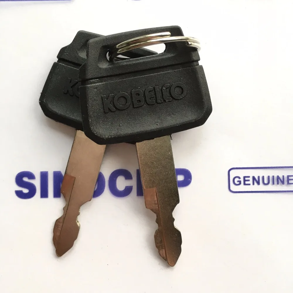 Ключ зажигания для экскаватора Kobelco 2 шт.|key for|key keykey ignition switch |
