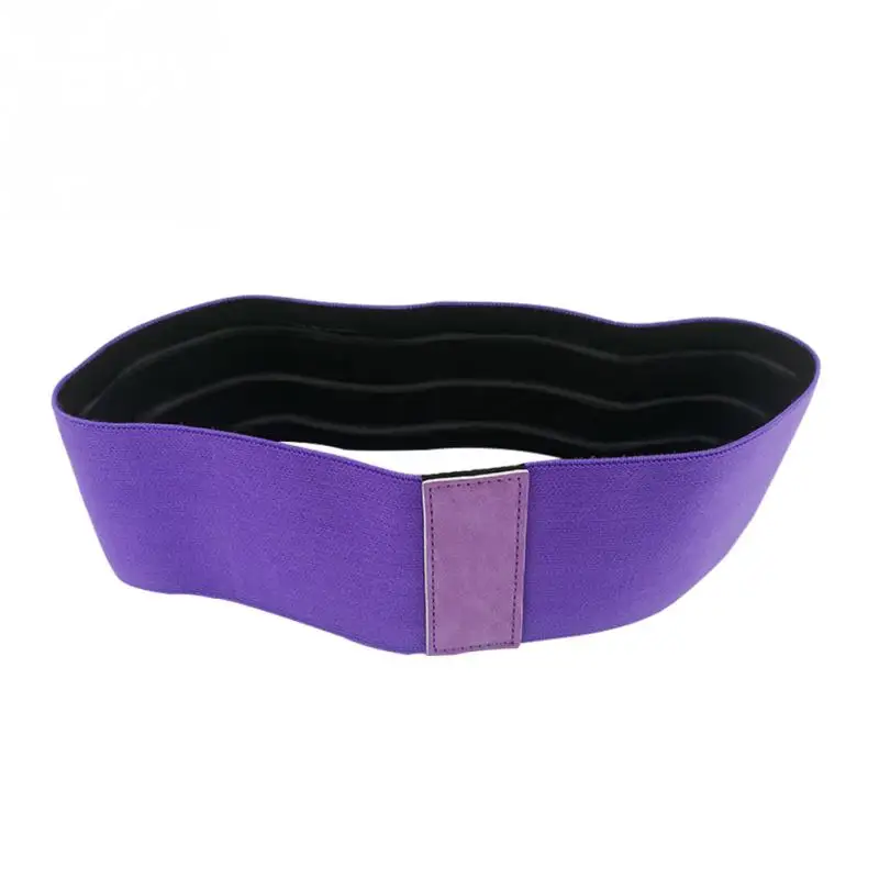 purple S Эспандеры для бедер, йоги, тренажерного зала, фитнеса, резинки для упражнений, плетеная эластичная лента, Эспандер для подъема бедер, нескользящая прочная - Цвет: purple S