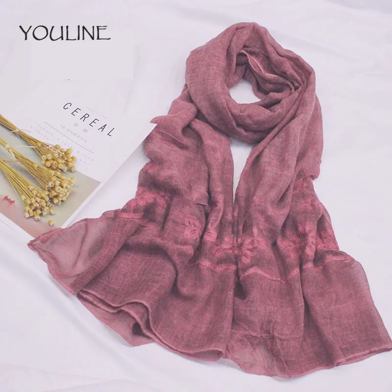 YOULINE модный брендовый шарф на весенне летний сезон Женские дизайнерские пашмины