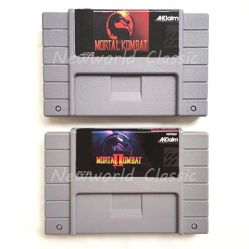 Серия Mortal Kombat США версия для 16 битного серого видеоплеера игровой приставки