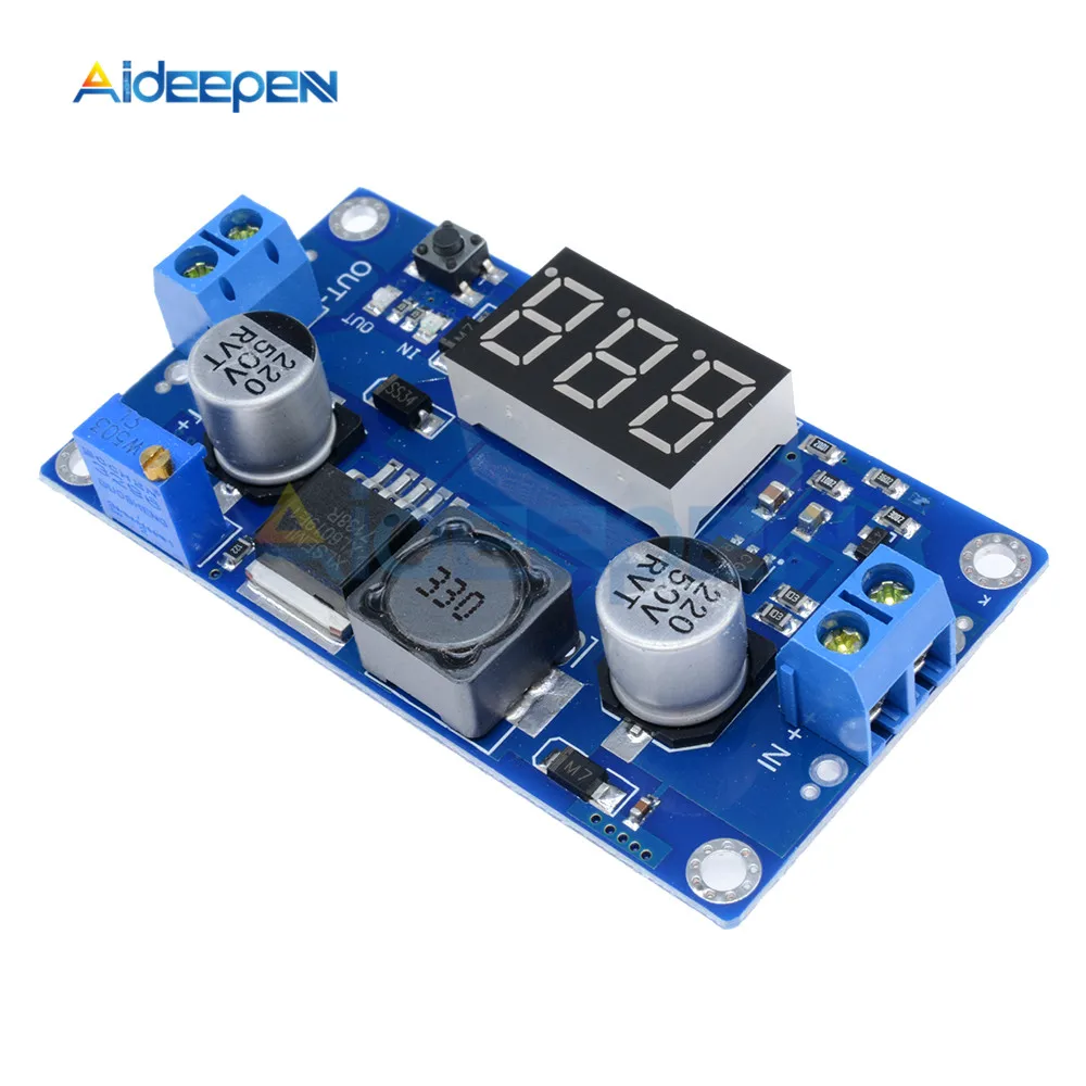 DC XL6009 цифровой повышающий Питание Модуль Регулируемый 4 5 32V постоянного тока до 52