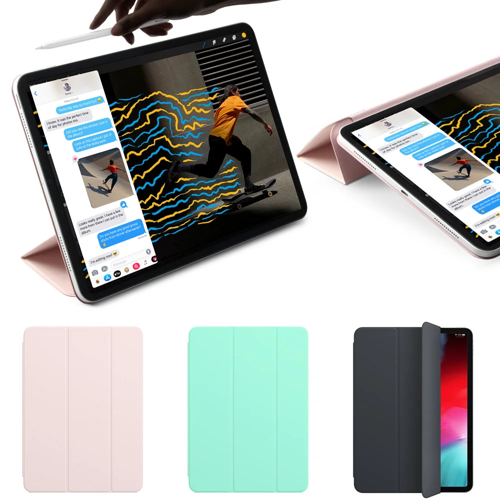 Магнитный умный чехол книжка для iPad Pro 2018 магнитный с тройной подставкой Pro11