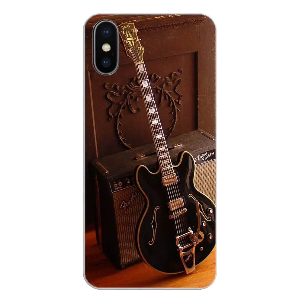 Musical instruments Gibson Guitar Music Acoustic For LG G7 Q6 Q7 Q8 Q9 V30 X Power 2 3 OnePlus 3T 5T 6T Silicone Phone Cover |
