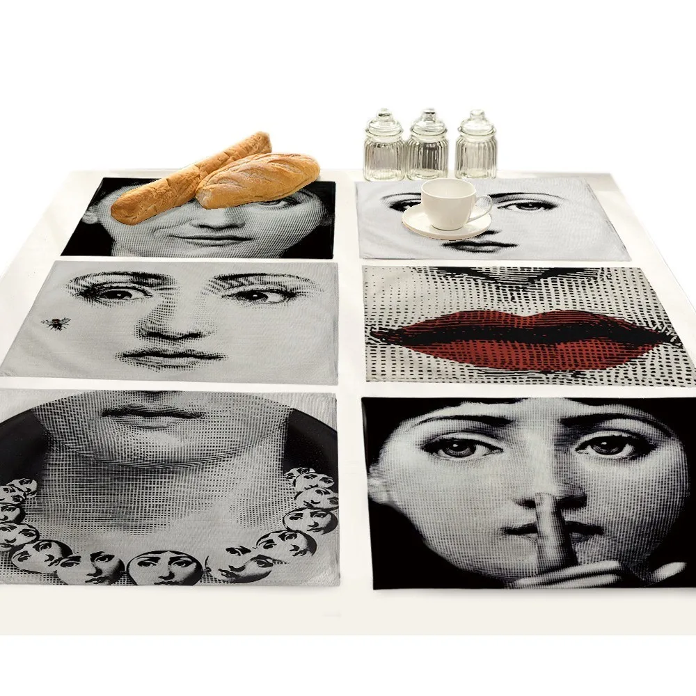 Fornasetti Art Master Manteles индивидуальные столовые приборы для обеденного стола подставка цветок украшение дома аксессуары современный коврик