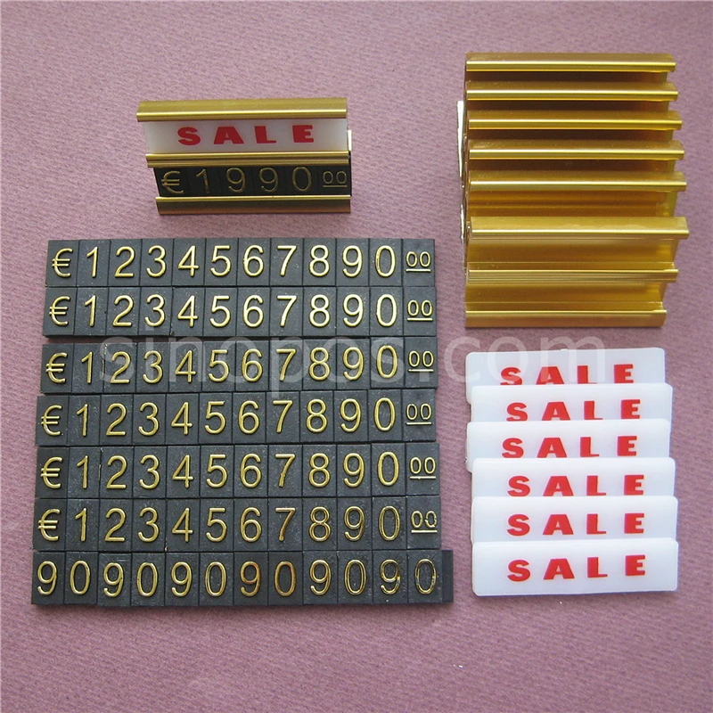 Алюминиевый каркас регулируемые ценники две линии приборы для мебели кубический