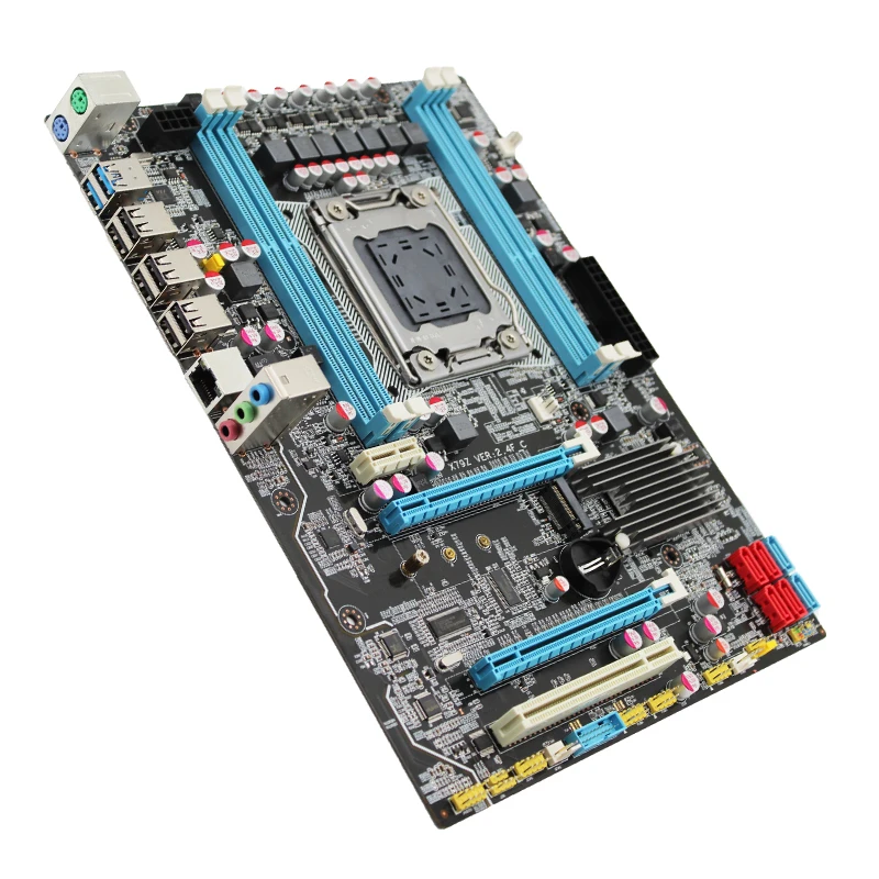 X79 материнская плата LGA 2011 слот PCI-E16X M.2 поддерживает память ECC Reg и процессор Ксеон E5 SATA3 USB2.0 4DDR3