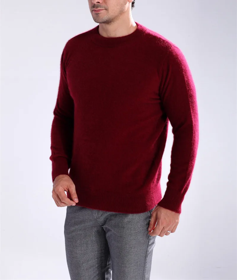 2015 новое поступление зимний модный норковый кашемировый свитер с круглым