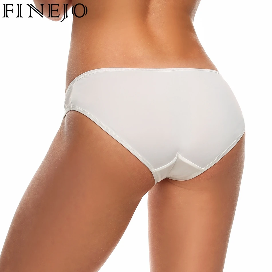FINEJO однотонное женское нижнее белье из 3 предметов стринги женские трусы bragas