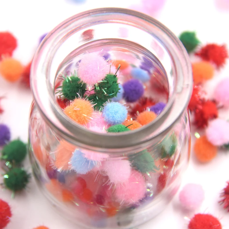 100PCS Size 15-18MM Multi Color Pompoms Soft Pom Poms Balls DIY Craft Home Garden&ampWedding Decoration&ampSewing Accessories Tools | Дом и
