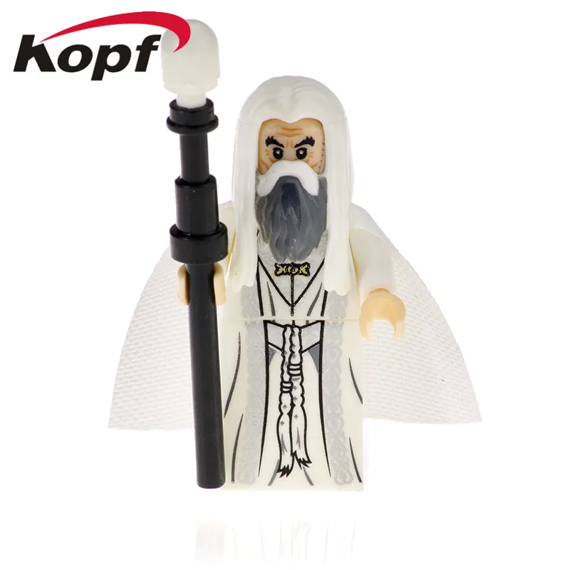 PG555 Without Box PG554 Одиночная Aragon Samwise Gamgee серия фильмов фигурки Saruman Beorn модель здания Beorn блоки для детей игрушки подарок - Цвет: PG555 Without Box