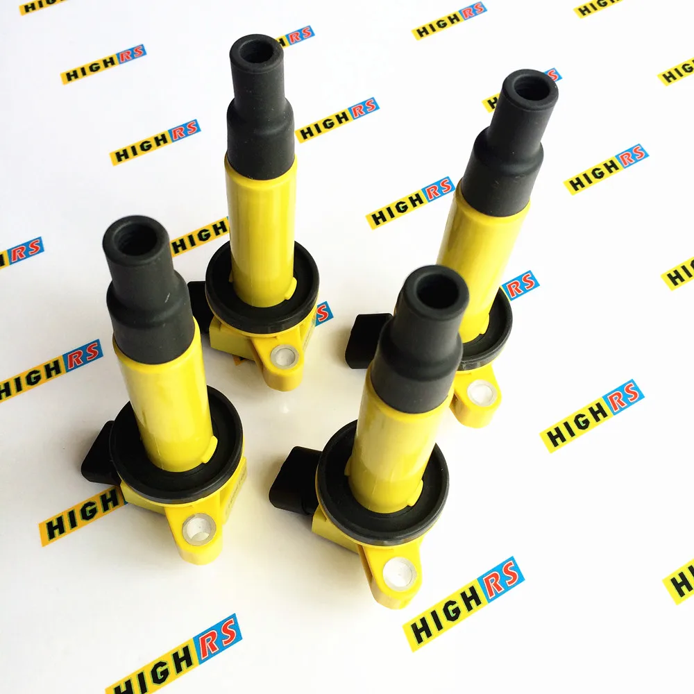 4 катушки зажигания для Toyota MR2 Celica Corolla Matrix Prizm Vibe 1ZZFE UF247 90919-02239 90080-19015 89057938