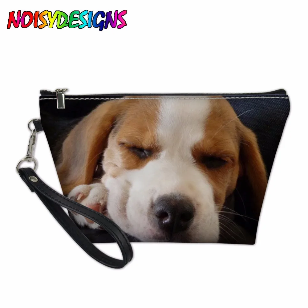 Женская дорожная косметичка Beagle с рисунком собаки Kosmetyczka чехол для косметики