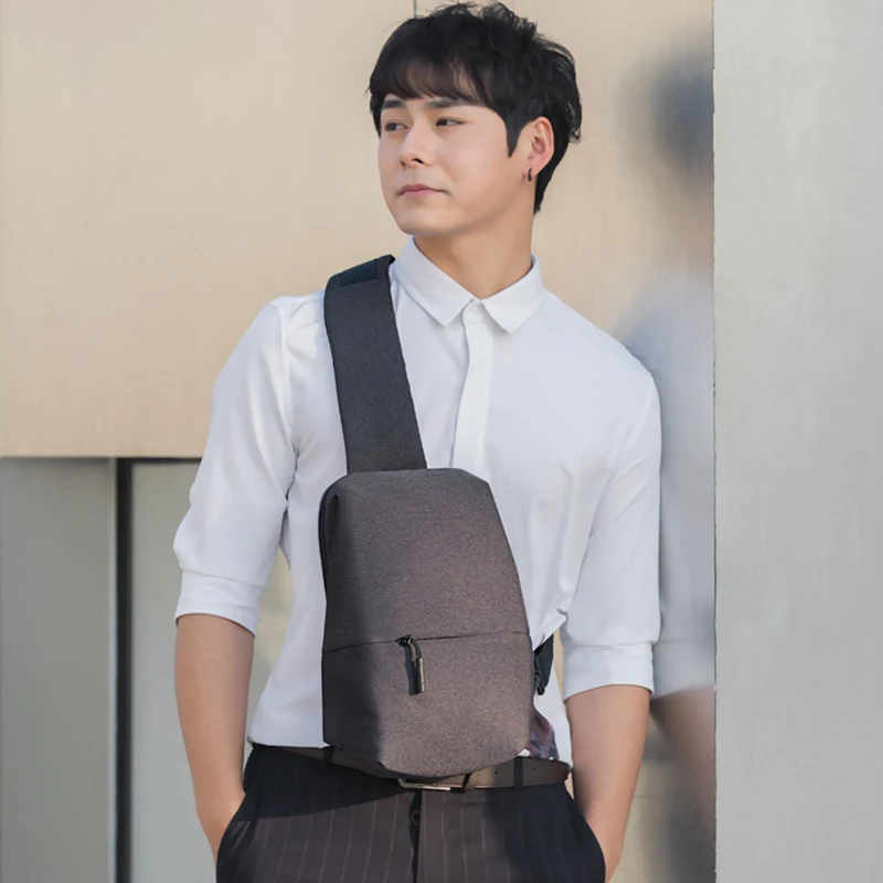 Мужские сумки через плечо с usb зарядкой Мужская Противоугонная нагрудная сумка