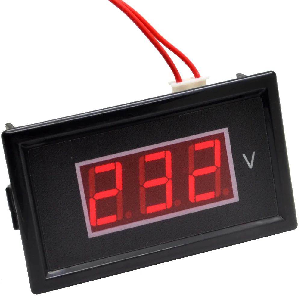 Цифровой вольтметр 6 шт./лот 0 56 дюйма 2 провода V85A от 60В до 500 В переменного тока