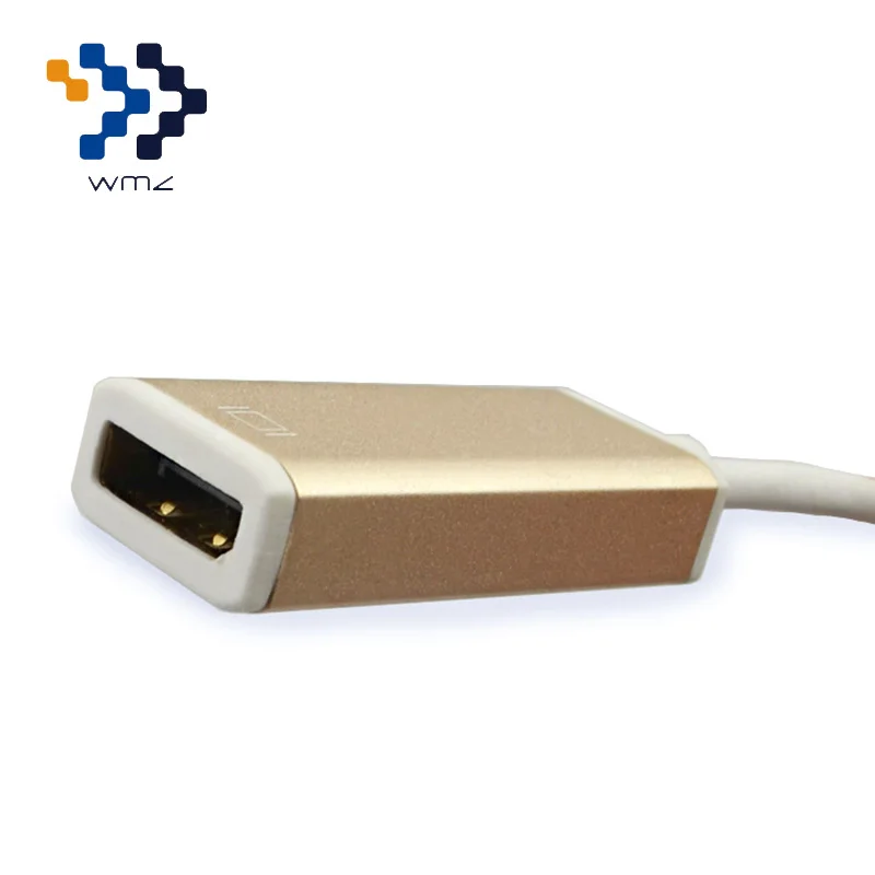 USB 3 1 Type C к DisplayPort адаптер кабель Поддержка 4K выход алюминиевый корпус DP женский