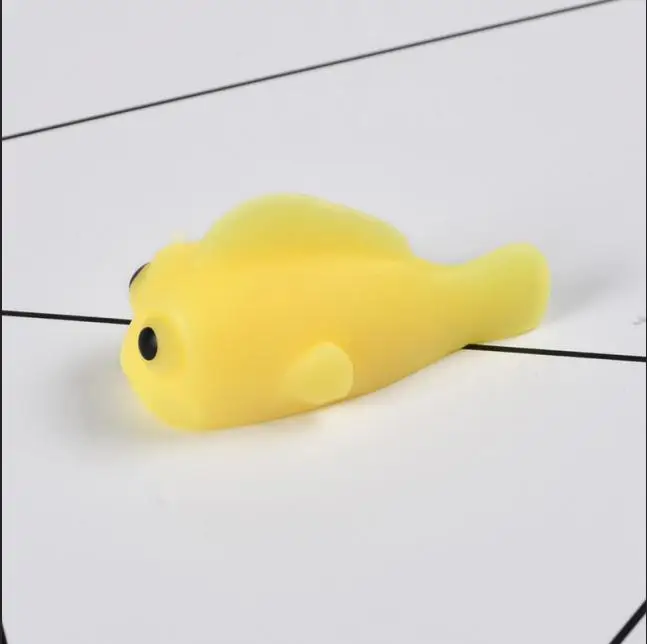 Goldfish Мини Изменение цвета мягкий милый кот Антистресс мяч выжать Моти рост Abreact мягкий липкий снятие стресса забавная Подарочная игрушка - Цвет: Goldfish