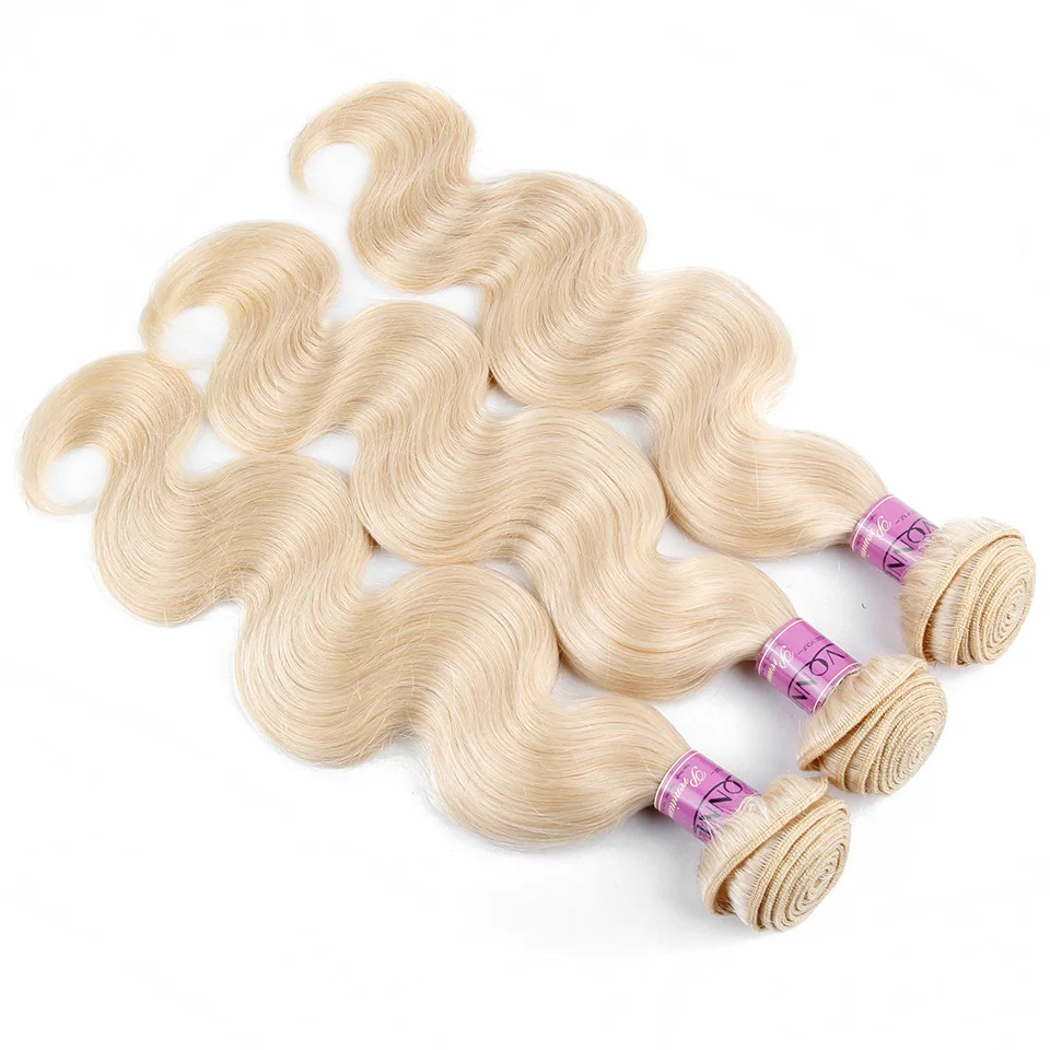 Yvonne бразильские волосы Remy волнистые светлпряди с застежкой 3 шт. цветные 613