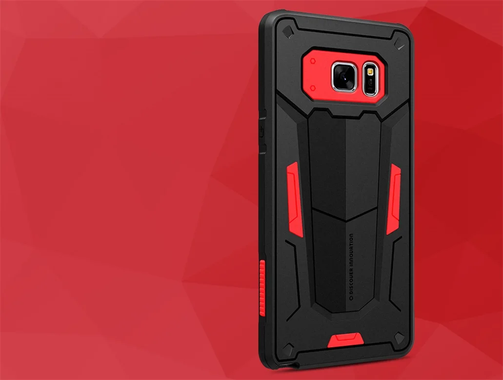 Для samsung Galaxy Note FE(Fan Edition) чехол Nillkin Defender 2 роскошный чехол из ТПУ+ поликарбоната для задней панели телефона для samsung Note FE