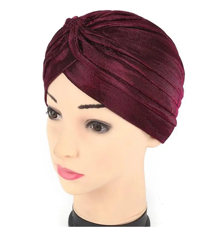 Новинка 2017 модные женские шапки тюрбаны Купольные головной убор европейский