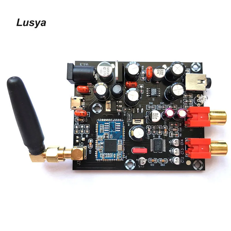CSR8675 Bluetooth 5,0 беспроводной приемник плата PCM5102A ies DAC декодер плата HIFI APTX HD поддержка 24 бит с антенной A5-007