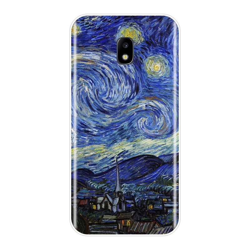 Для samsung Galaxy J4 J6 J8 плюс Чехол для телефона из силикона Ван Гог задняя крышка для samsung J3 J5 J7 J2 J5 J7 премьер-Чехол - Цвет: No.7