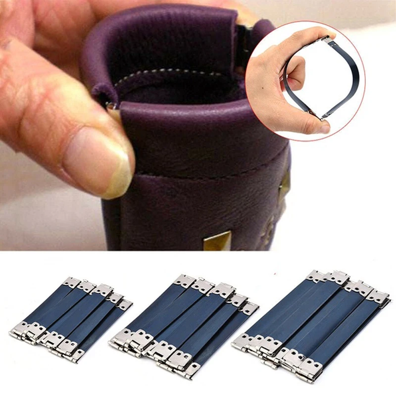 10 шт. Металл Гибкий двойной замок для сумки кошелек открыть Diy Швейные Крепежные изделия термолента 8-12 см