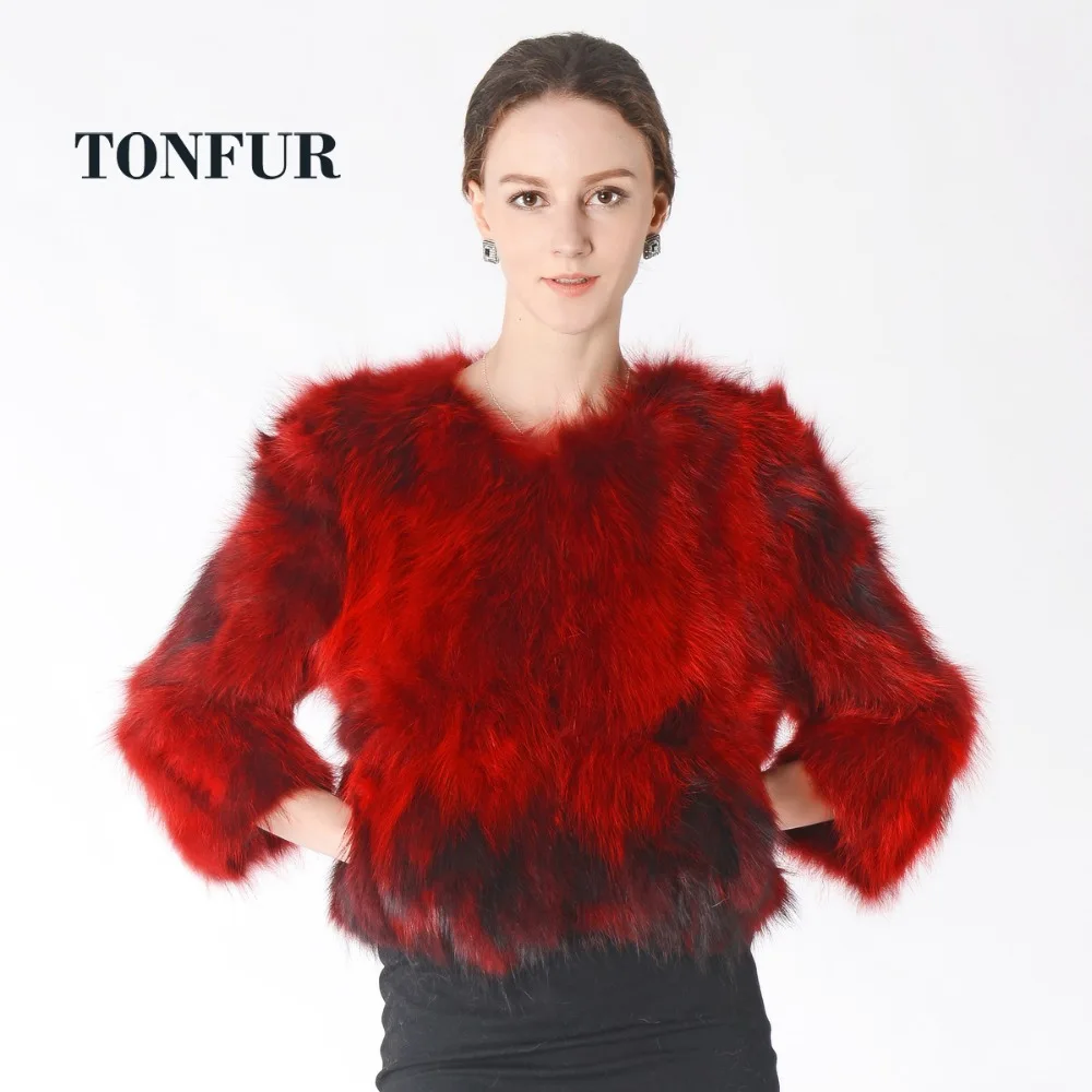 Real Luxury Fox Fur Coat For Women Winter Brand Top Rated style Natural Genuine HP523 | Женская одежда