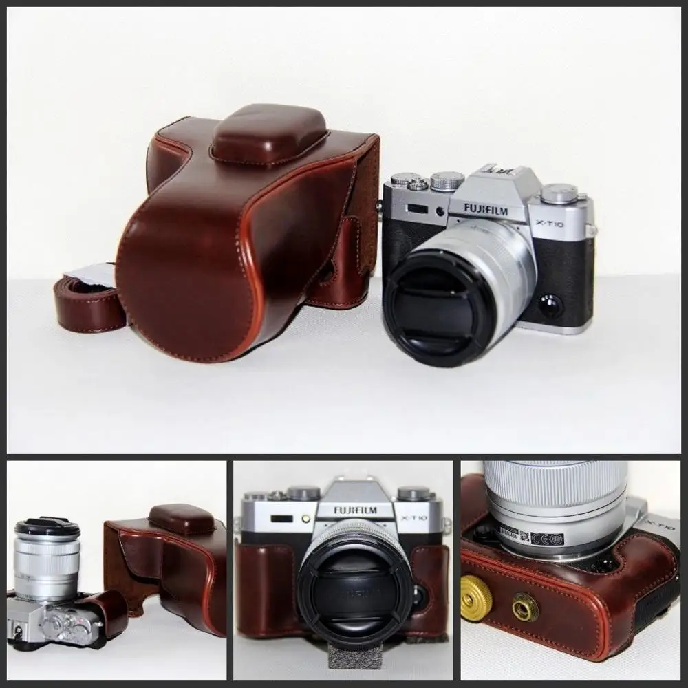 Чехол для смартфона Fujifilm из искусственной кожи camera w/ 16-50 or 18-55mm lens XT30 | Электроника