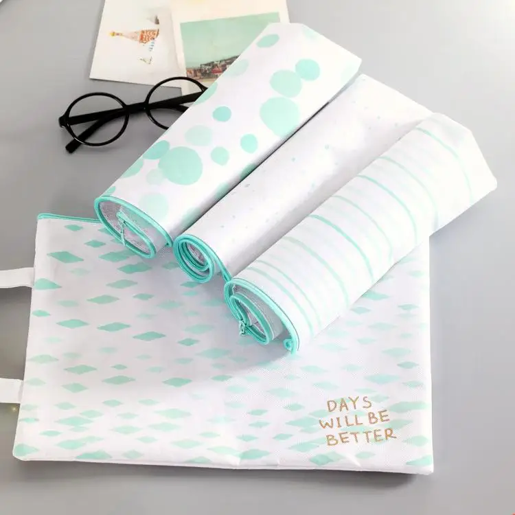 Green Mood Oxford Canvas A4 Держатель для документов Многофункциональная Сумка офисный