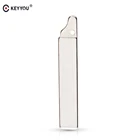 KEYYOU для Renault Citroen Peugeot раскладной ключ пустой Uncut Тип #73 модифицированный HU83 замена лезвия ключа с канавкой